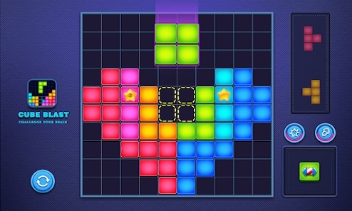 俄罗斯方块火箭三消(Cube Blast: Crush Games)截图2