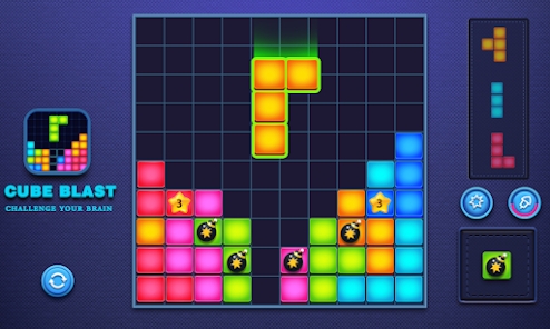 俄罗斯方块火箭三消(Cube Blast: Crush Games)截图3