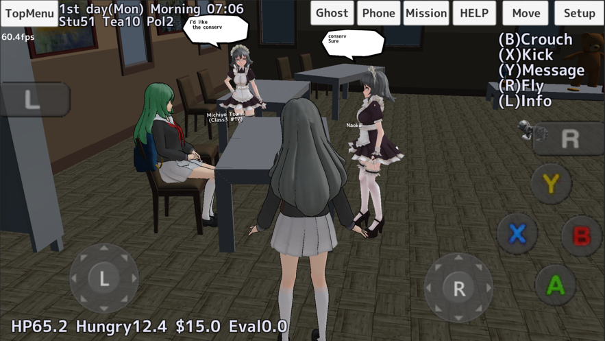 校园女生模拟器汉化版2023(SchoolGirls Simulator)