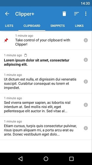 clipper剪切板管理器截图3