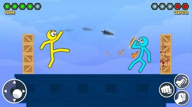 火柴人动漫格斗(Stickman Kick Fighting Game)最新版截图2