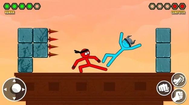 火柴人动漫格斗(Stickman Kick Fighting Game)最新版截图1