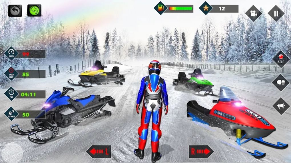 雪地摩托模拟器(Snowmobile Simulator Adventure)截图1